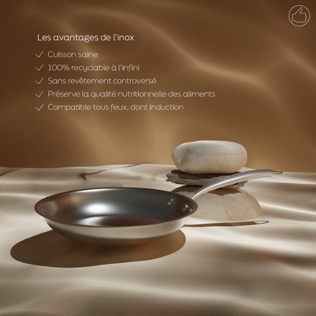 PACK CHEF 1 ETOILE - SET 3 POELES