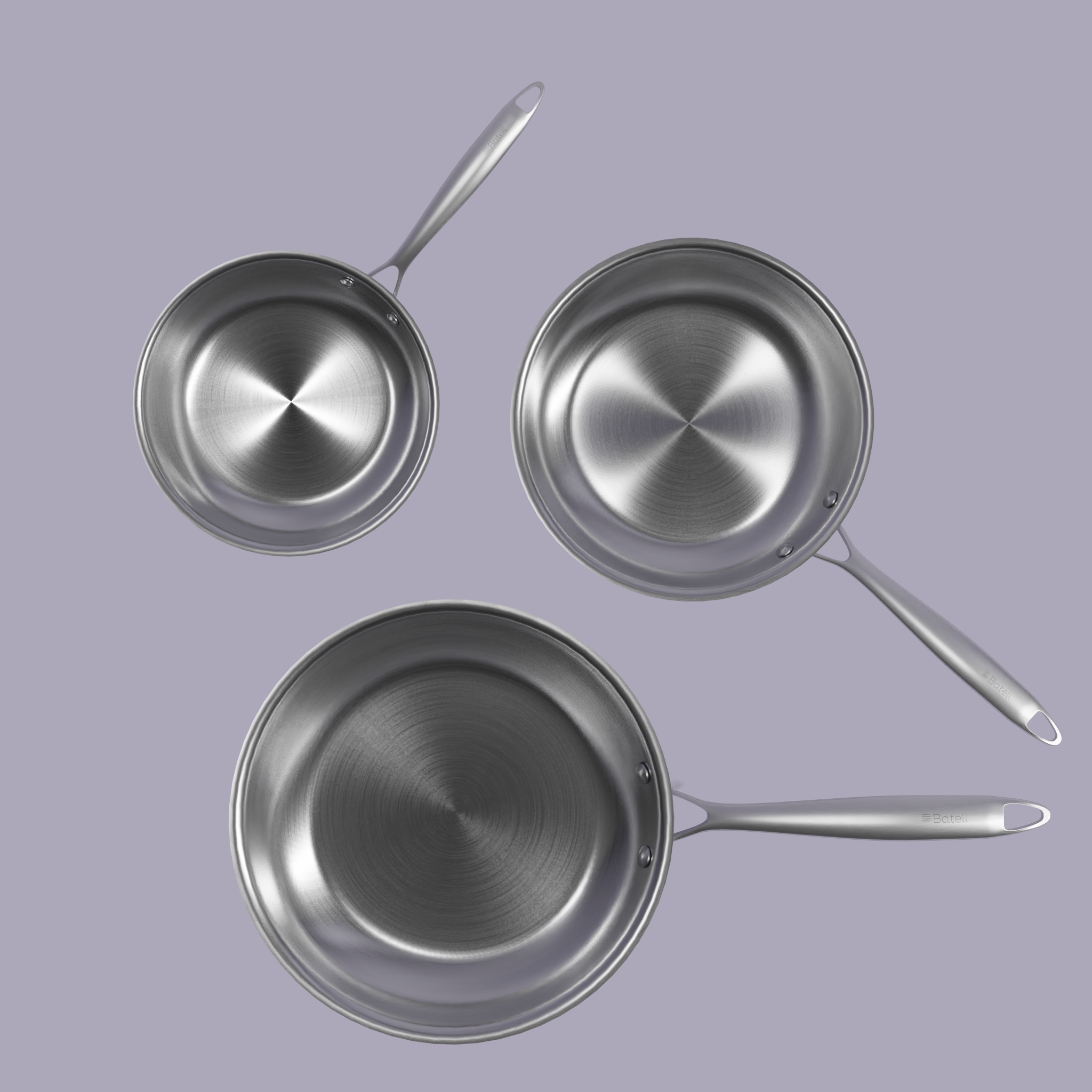 PACK CHEF 1 ETOILE - SET 3 POELES